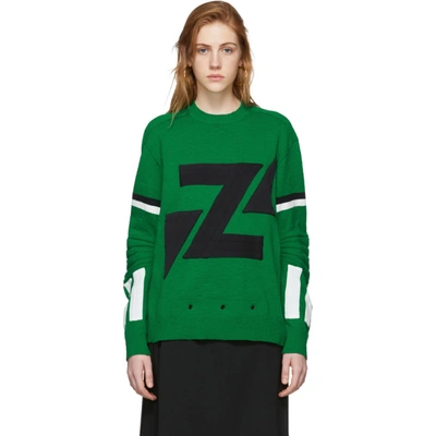 Shop Undercover Green Crewneck Sweater