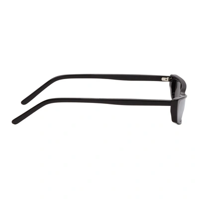 Shop Acne Studios Black Agar Sunglasses In Blk/silver