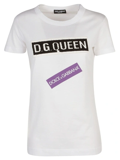 Shop Dolce & Gabbana Dolce E Gabbana T-shirt In White