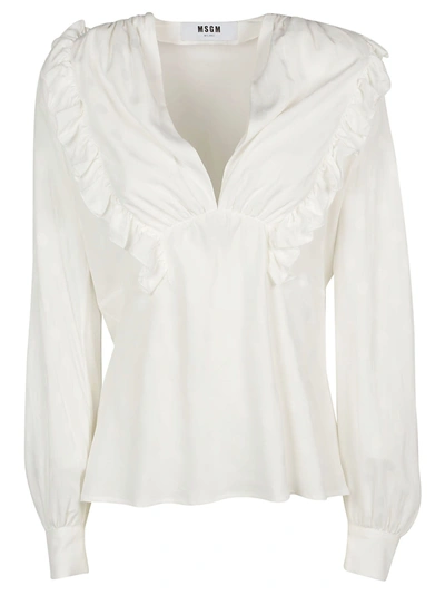 Shop Msgm Blouse In 02