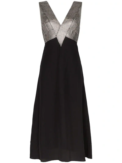 Shop Christopher Kane Crystal Bodice Dress - Black