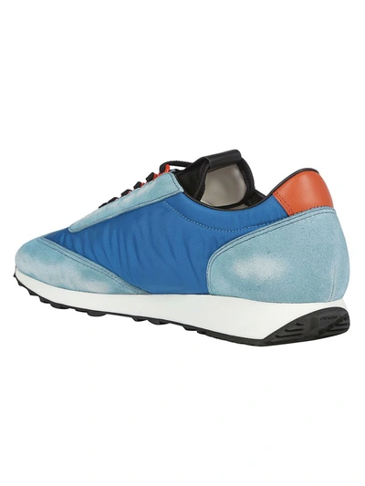 Shop Prada Sneaker In Blue