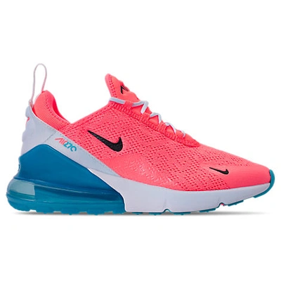 Shop Nike Women's Air Max 270 Casual Shoes In Orange Size 6.5
