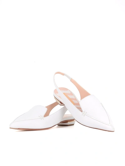 Shop Nicholas Kirkwood Sabot Beya Sling In White