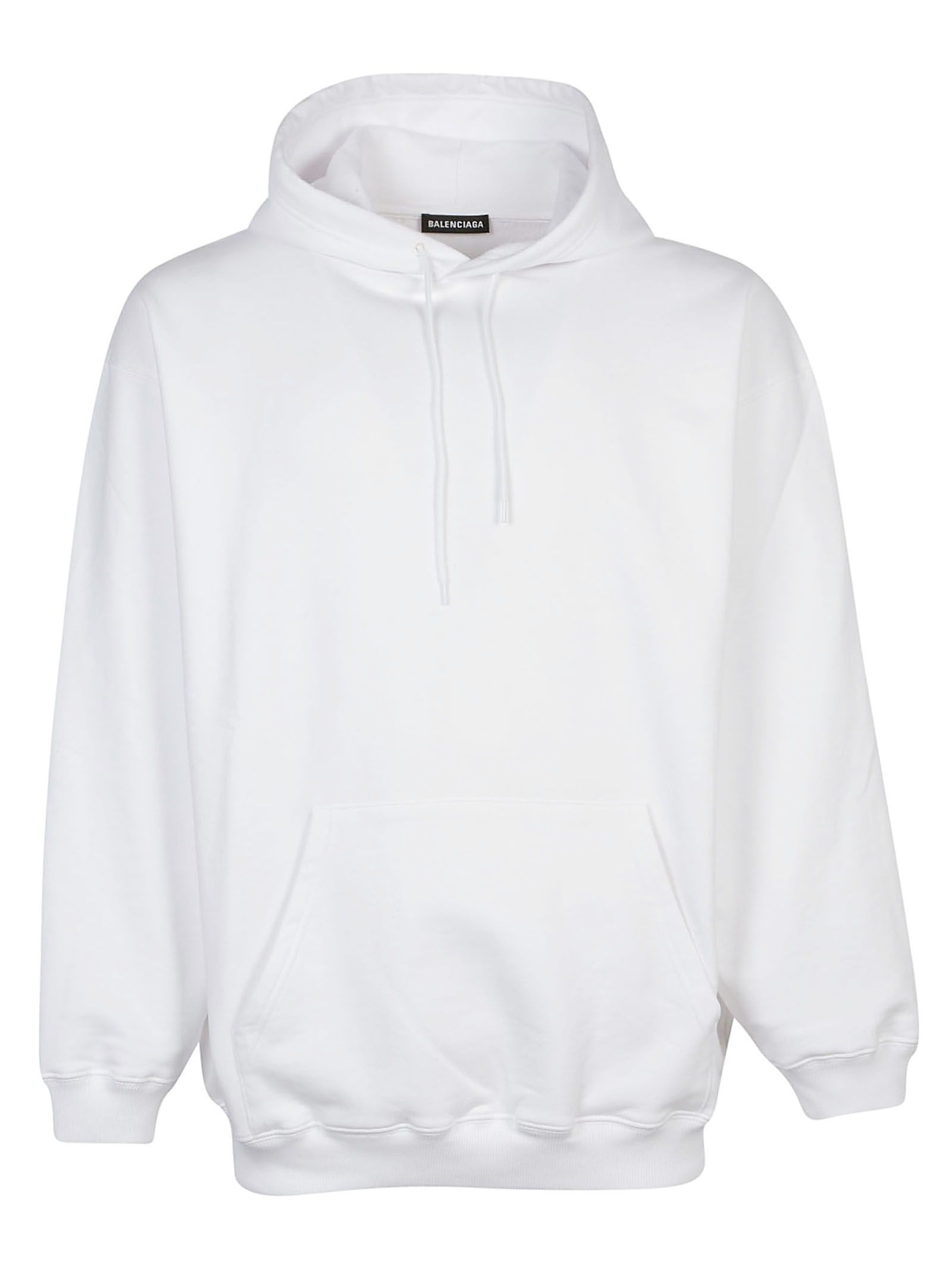 balenciaga hoodie white