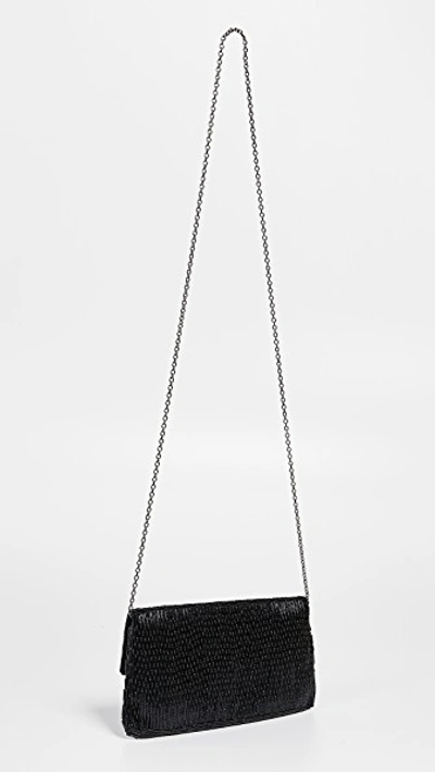 Shop Santi Beaded Clutch In Black