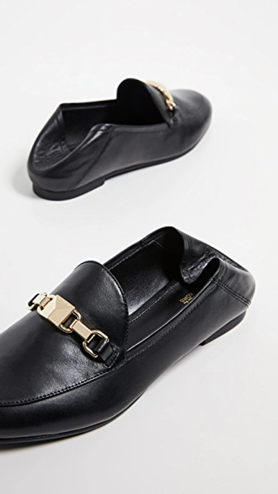 Shop Michael Michael Kors Charlton Loafers In Black