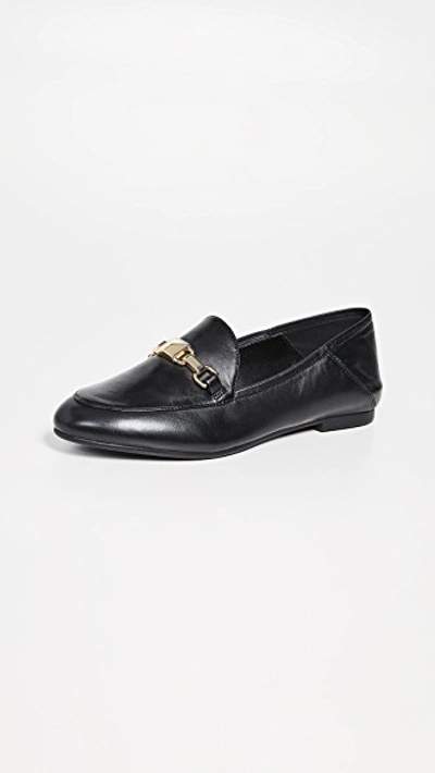 Shop Michael Michael Kors Charlton Loafers In Black