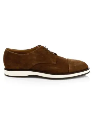 hugo boss suede derby shoes