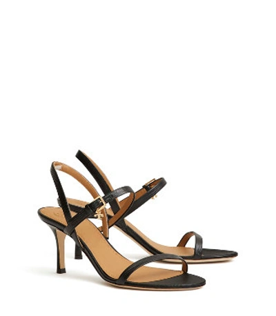 Shop Tory Burch Penelope Slingback Sandals In Perfect Black