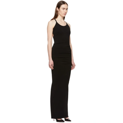 Shop Dsquared2 Black Long Dress In 900 Black