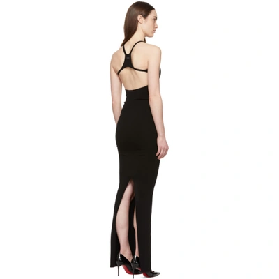 Shop Dsquared2 Black Long Dress In 900 Black