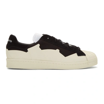 Shop Y-3 Black And White Super Takusan Sneakers