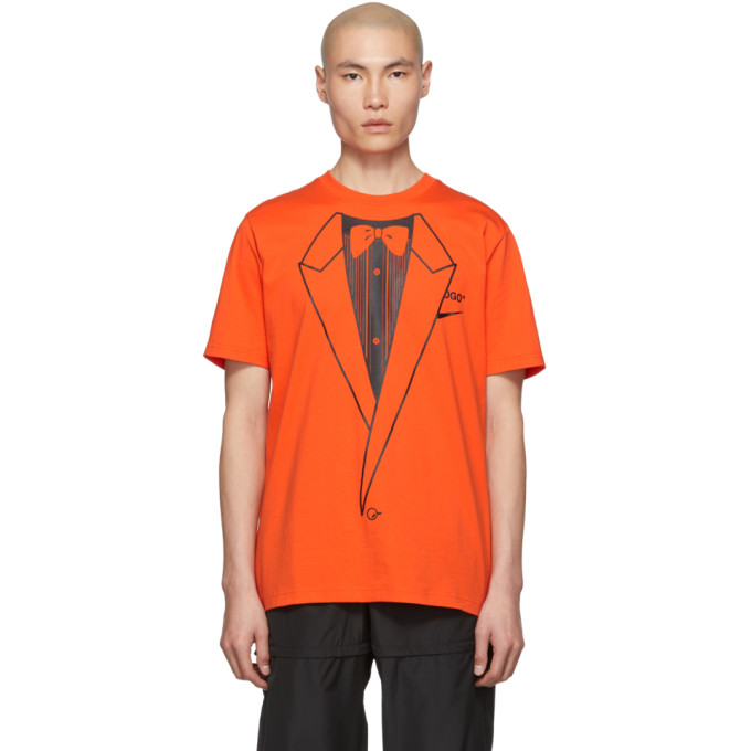 nike x off white tee orange