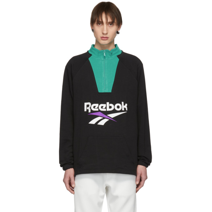 half zip reebok