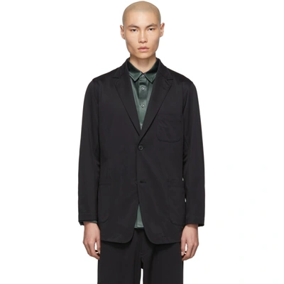 Shop Yohji Yamamoto Black Cut Jacket