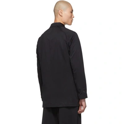 Shop Yohji Yamamoto Black Cut Jacket