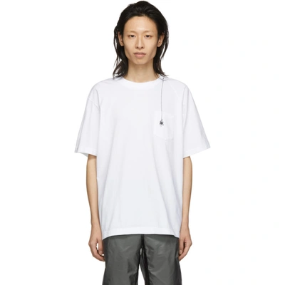 Shop Sacai White Dr. Woo Edition Embroidered Spider T-shirt In White 101