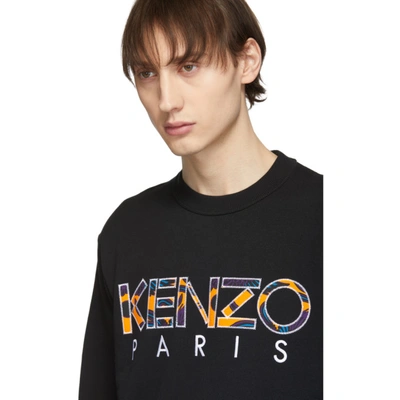 KENZO 黑色“KENZO PARIS”套头衫