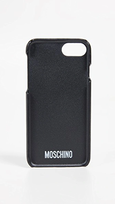 Shop Moschino Couture! Iphone 7 / 8 Case In Fantasy Print Black