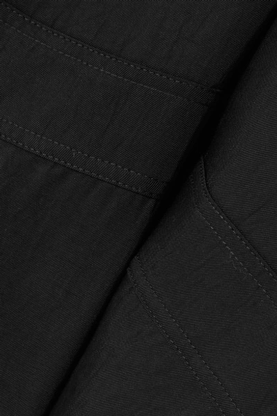 Shop Rag & Bone Adrian Twill Midi Dress In Black
