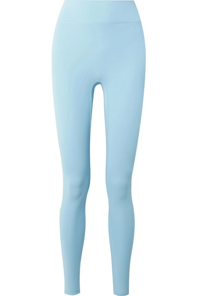 Shop All Access Center Stage Stretch Leggings In Sky Blue