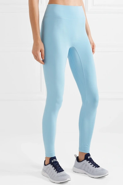 Shop All Access Center Stage Stretch Leggings In Sky Blue