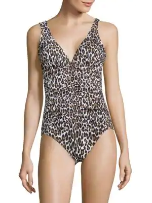 Tommy Bahama Leopard-print One-piece 