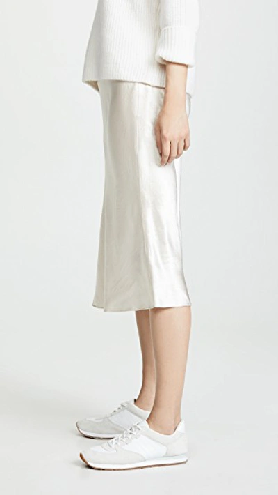 Shop Vince Slip Skirt Champagne