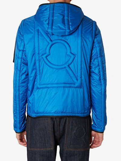 Shop Moncler Genius Moncler Craig Green Apex Quilted Jacket In 736 Electric Blue