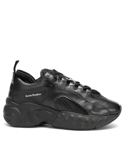 ACNE STUDIOS Manhattan leather sneakers P00351014