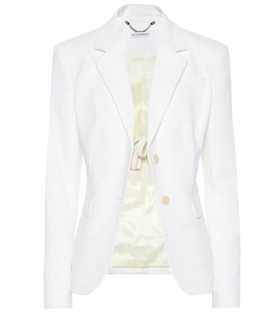 Shop Altuzarra Salerno Stretch Cotton Jacket In White