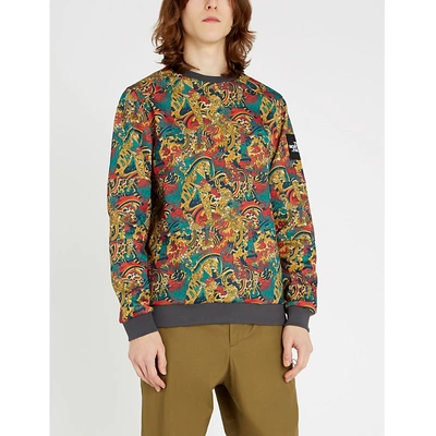 North face leopard shop yellow genesis print