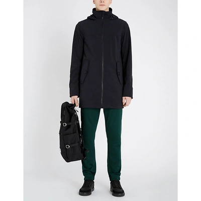 Shop Canada Goose Kent Shell Hooded Jacket In Black