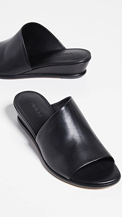 Shop Vince Duvall Mules In Black