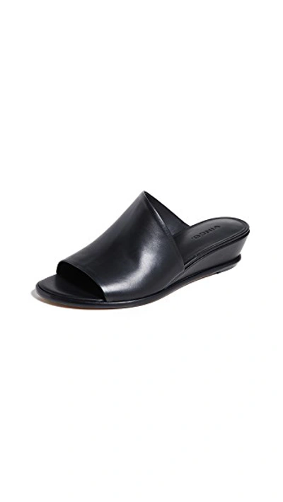 Shop Vince Duvall Mules In Black