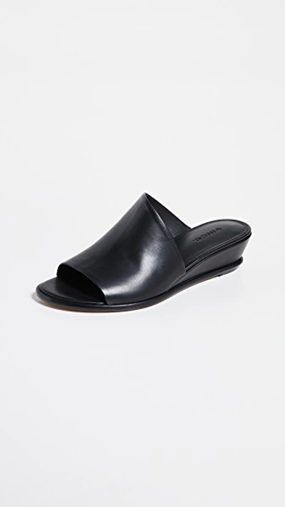 Shop Vince Duvall Mules In Black