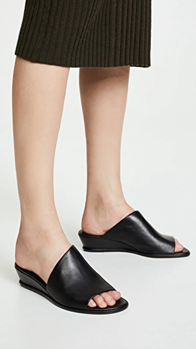 Shop Vince Duvall Mules In Black