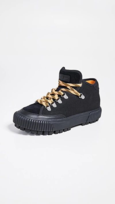 Shop Rag & Bone Army Hiker Low Sneakers In Black