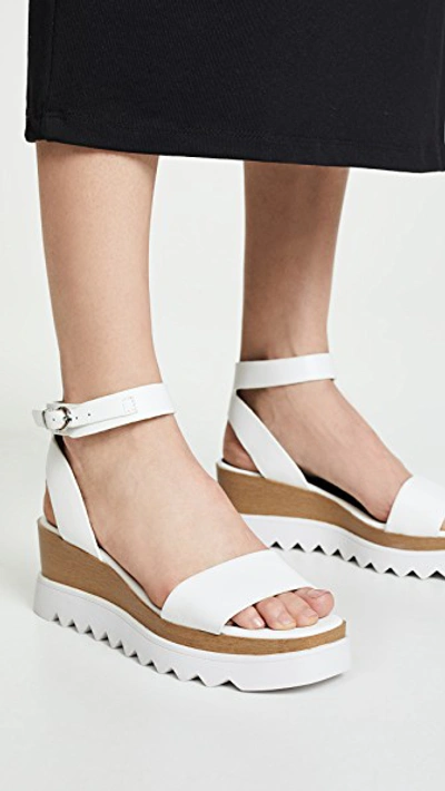 Shop Sol Sana Tray Wedge Sandals In White