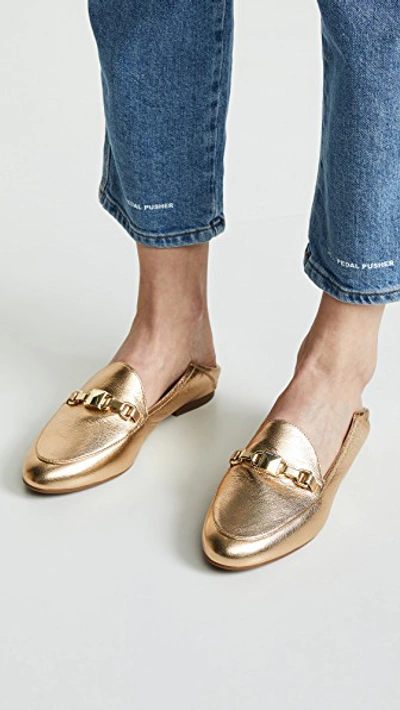 Michael Michael Kors Charlton Loafers In Old Gold | ModeSens