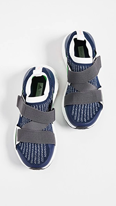Shop Adidas By Stella Mccartney Ultraboost X Sneakers In Night Indigo/granite/green