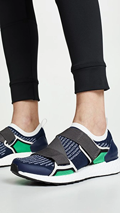 Shop Adidas By Stella Mccartney Ultraboost X Sneakers In Night Indigo/granite/green