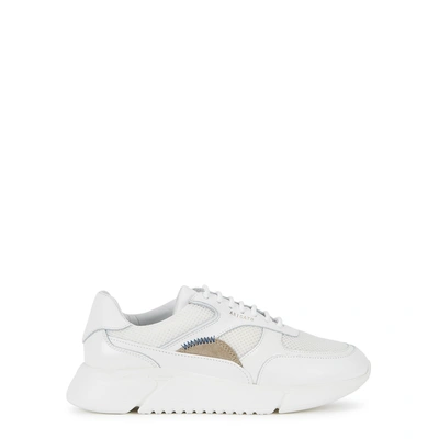 Shop Axel Arigato Genesis White Leather Trainers