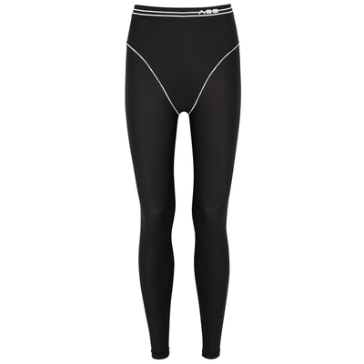 Shop Adam Selman Sport Monochrome Stretch-jersey Leggings