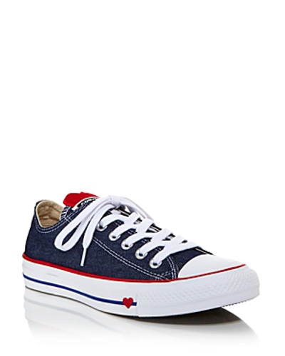 Shop Converse Women's Chuck Taylor Ox Low-top Sneakers In Indigo