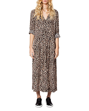 zadig and voltaire leopard dress