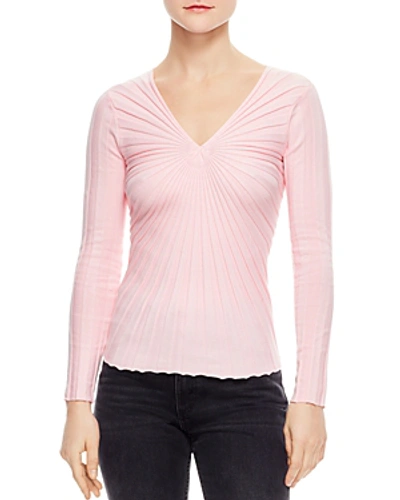Shop Sandro Justine Sweater In Pink