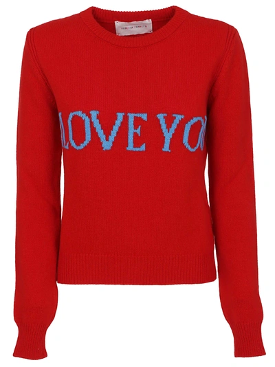 Shop Alberta Ferretti I Love You Sweater