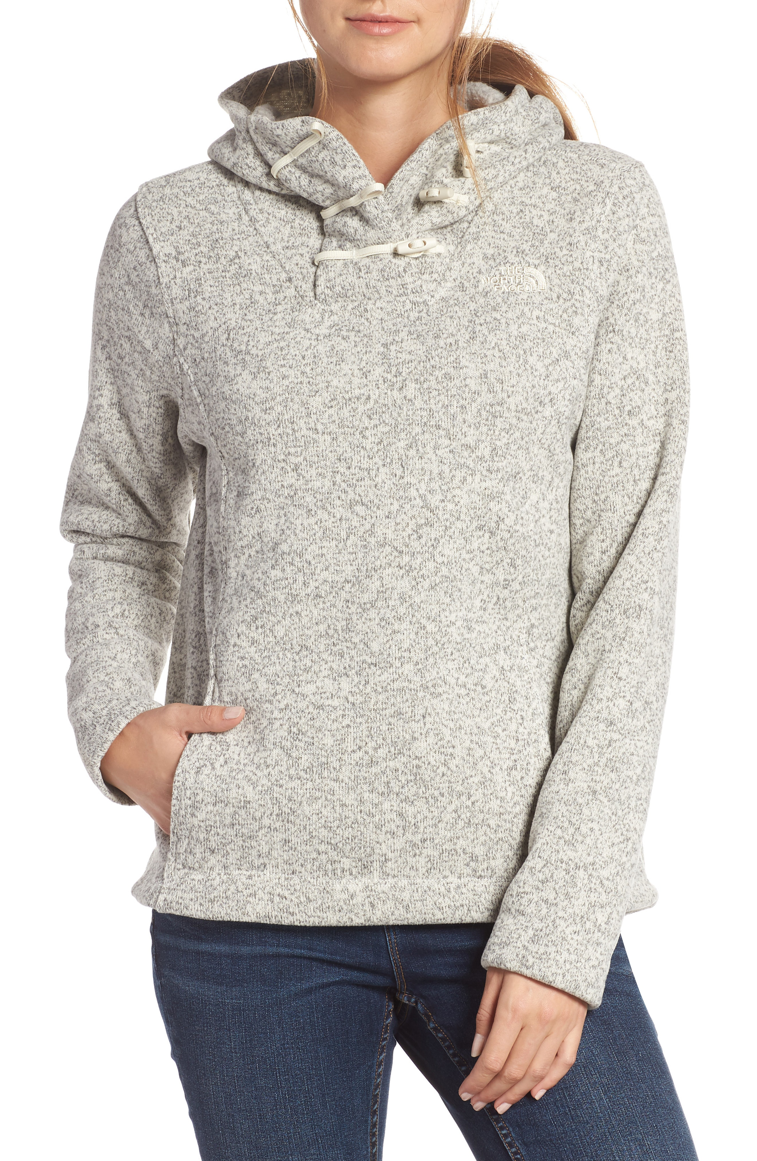north face crescent hooded pullover